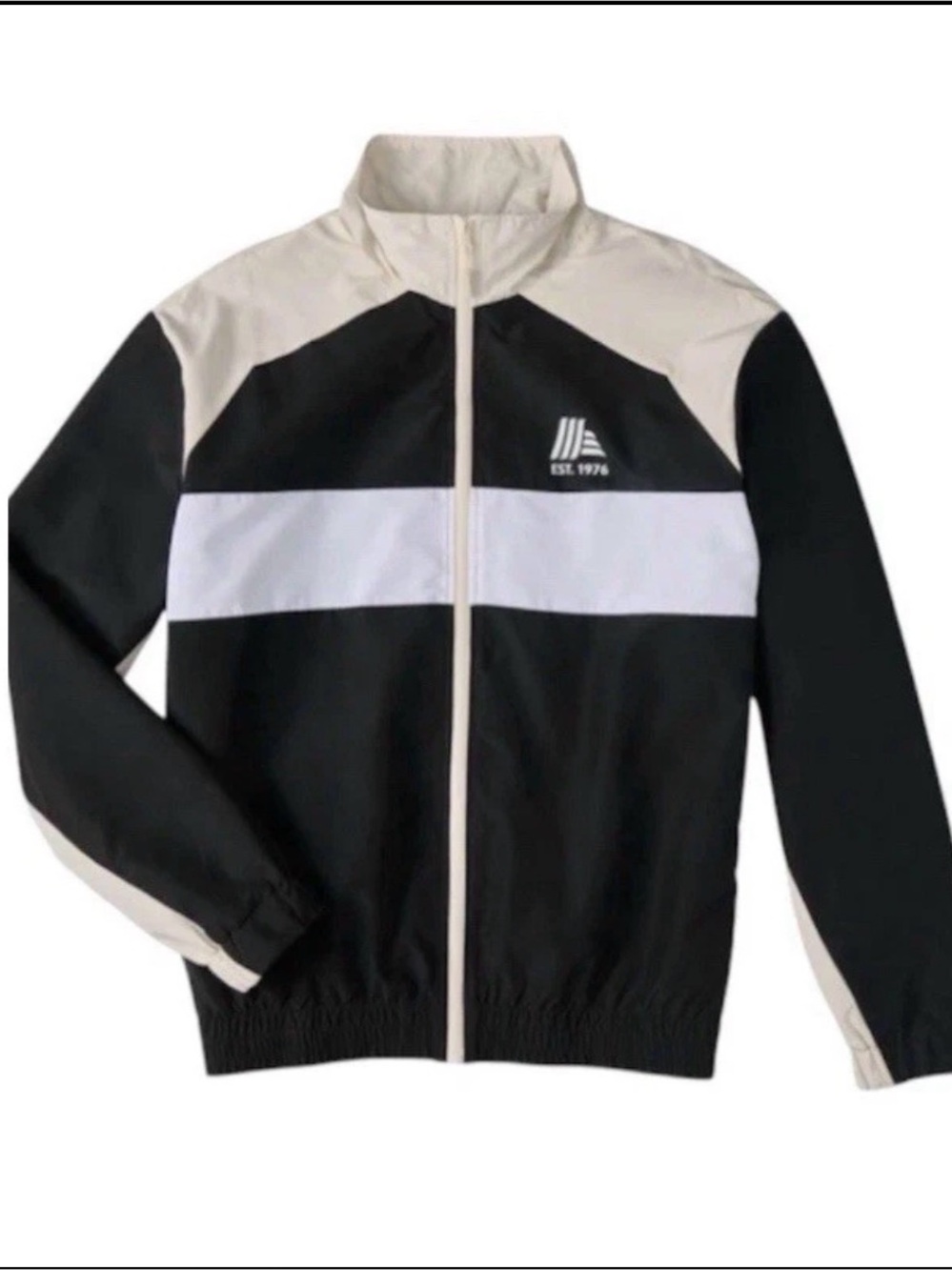 ALDI Gear Windbreaker Track Jacket Size L Black 50th Anniversary Edition 2026